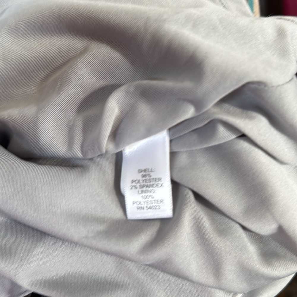 Banana Republic Gray Ruffled Dress M - Picture 5 of 5